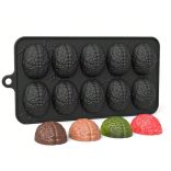 Agy formájú szilikon öntőforma