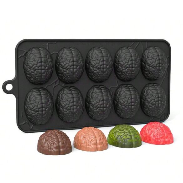 Agy formájú szilikon öntőforma