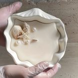 Kagyló tálka szilikon forma