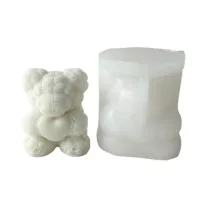 Rose Teddy Bear Silicone Mold