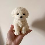 Kutya szilikon öntőforma gyertya és dekoráció készítéséhez