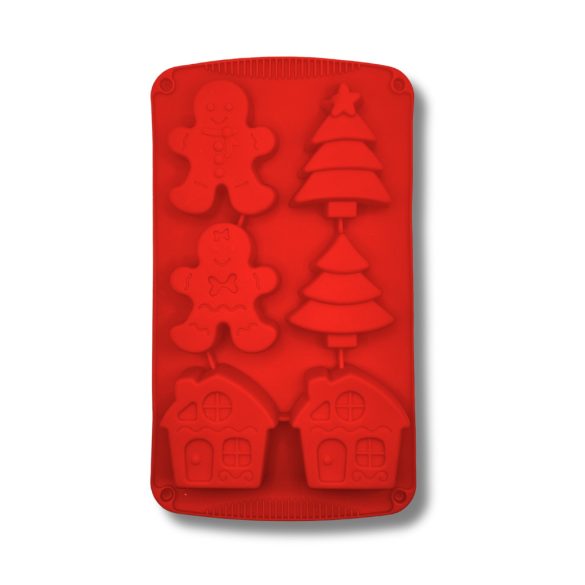 Mézeskalács és házikó szilikon öntőforma