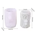 Deer Pattern Silicone Pillar Candle Mold for Candle Making