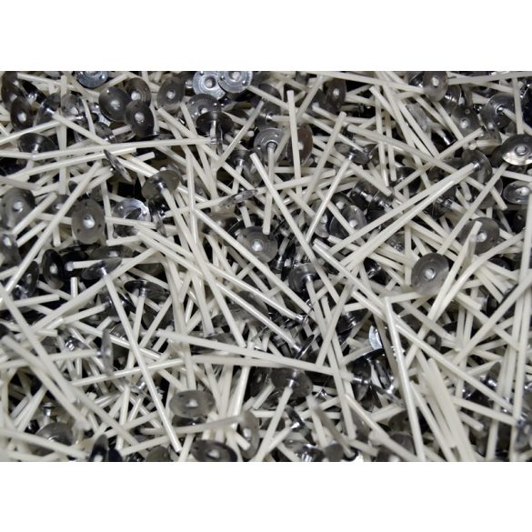 Viaszolt kanóc talppal Ø90 – 12 cm, 10 db | 90-100 mm átmérőjű gyertyához