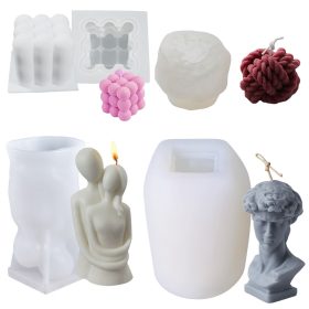 Silicone candle molds